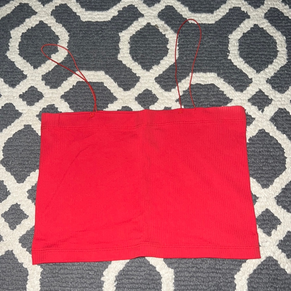 Red Crop Top